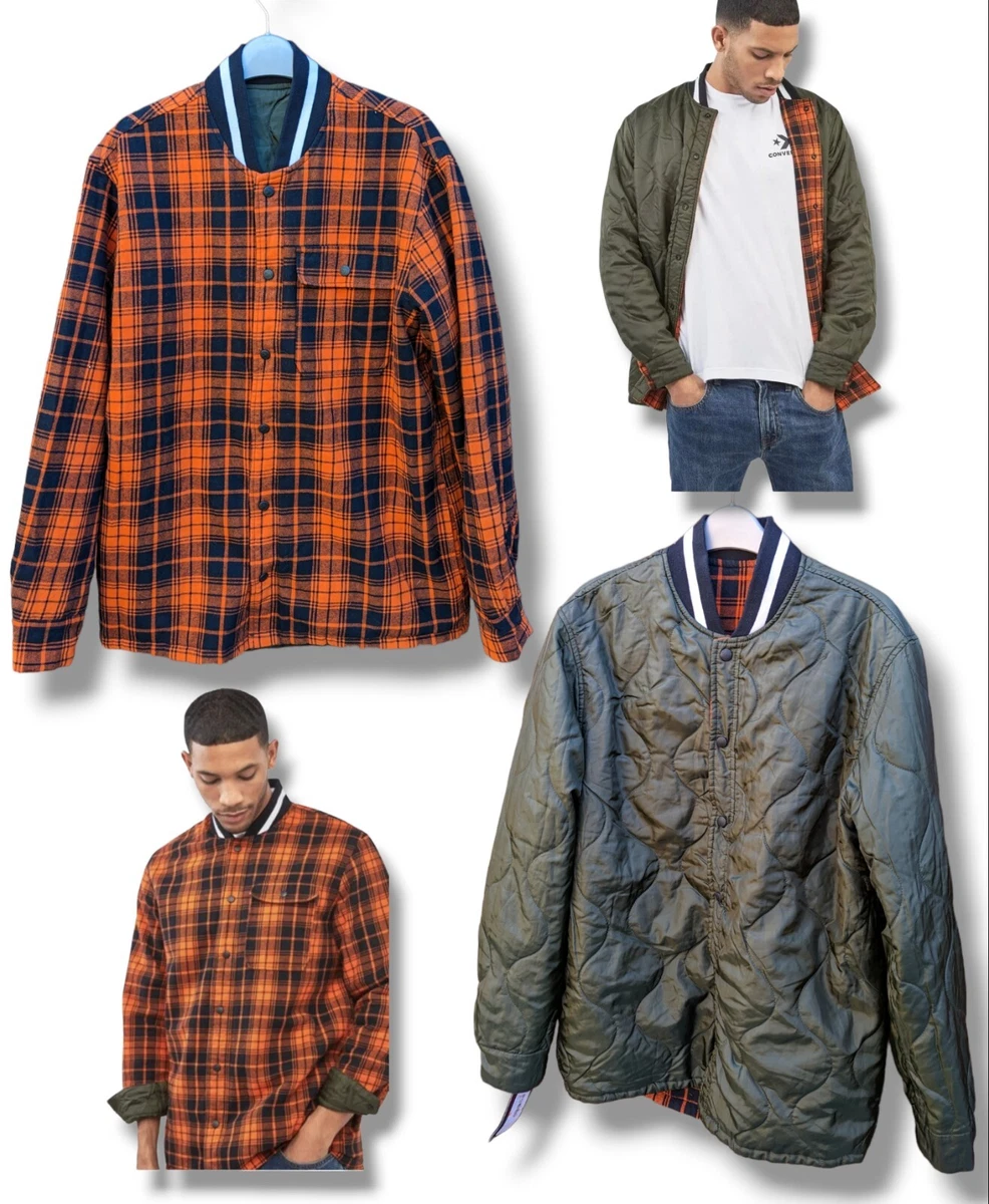 Flannel and hotsell bomber jacket