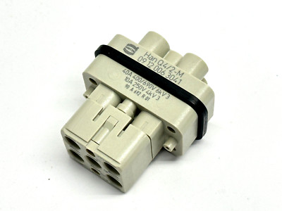 Harting 09 12 006 3041 Han Q Compact Connector 4/2 M-c