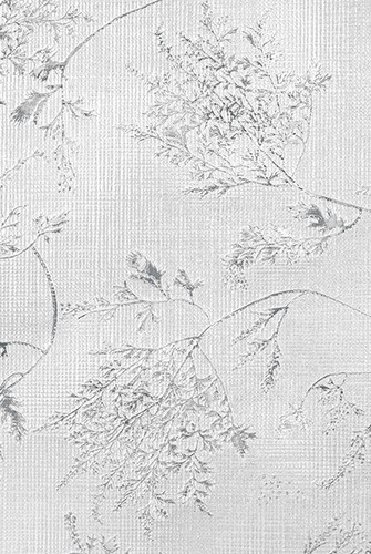 Silver Fern Etched Glass Window Film 24x36 Vinyl Static Cling Door Decor - Picture 1 of 3
