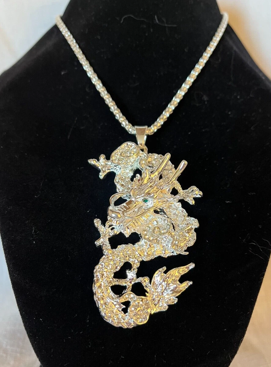 Betsey johnson dragon sale necklace