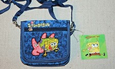 NEW WITH TAGS SPONGEBOB GARY LARGE WALLET 4" X 5" BLUE  KIDS WALLET