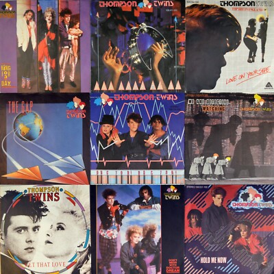 9x THOMPSON TWINS Hold Me Now/Get That Love/Gap/You Take Me Up/Doctor LIKE NEW!