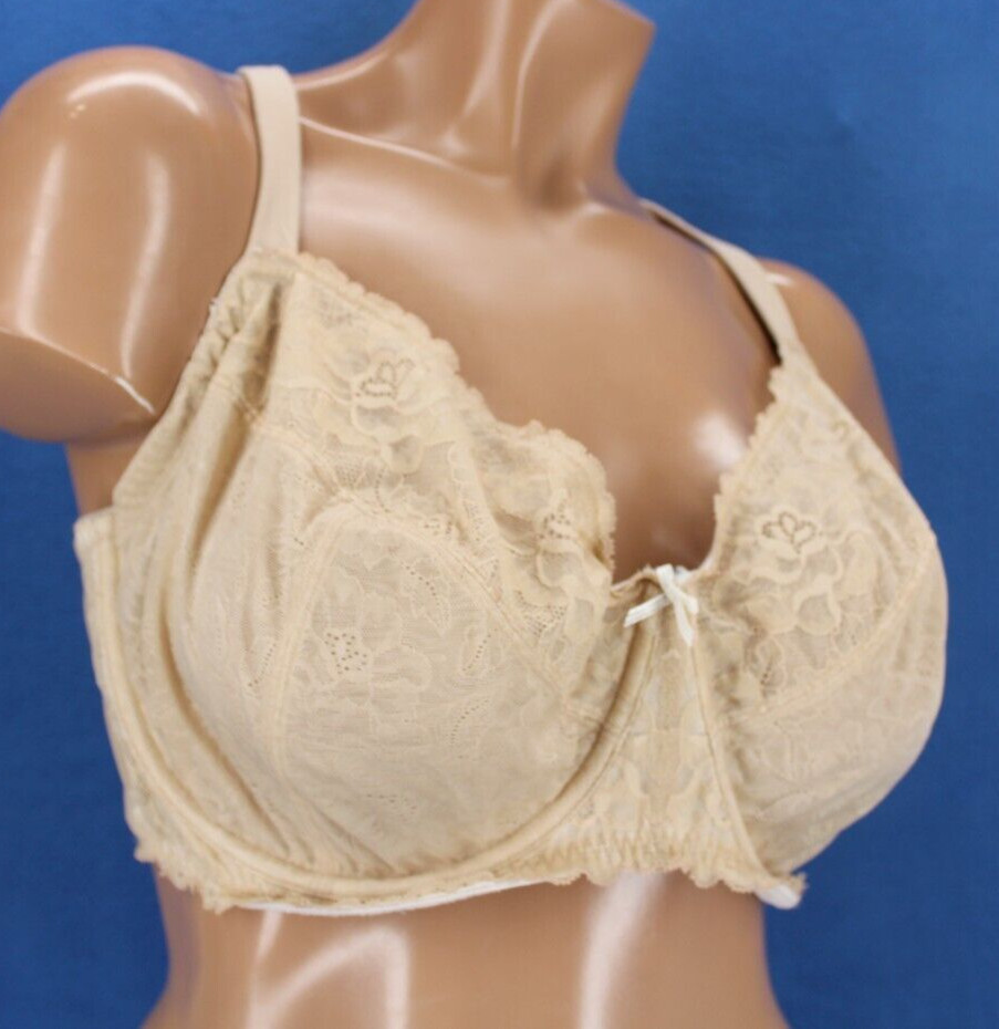 Cacique Underwire Unlined Full Coverage Lace Bra … - image 3