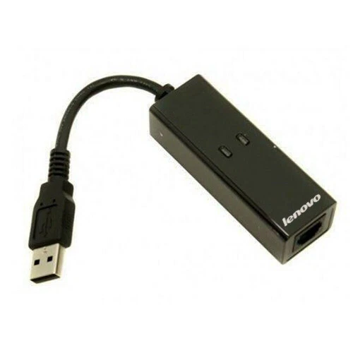 Lenovo USB esterno 56K Cat modem fax 43R1815 RD02-D400 Windows 7 8 10 XP Vista - Immagine 2 di 3