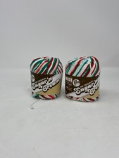 2 Lily Sugar 'n Cream 100 Cotton Yarn 00138 MISTLETOE Christmas