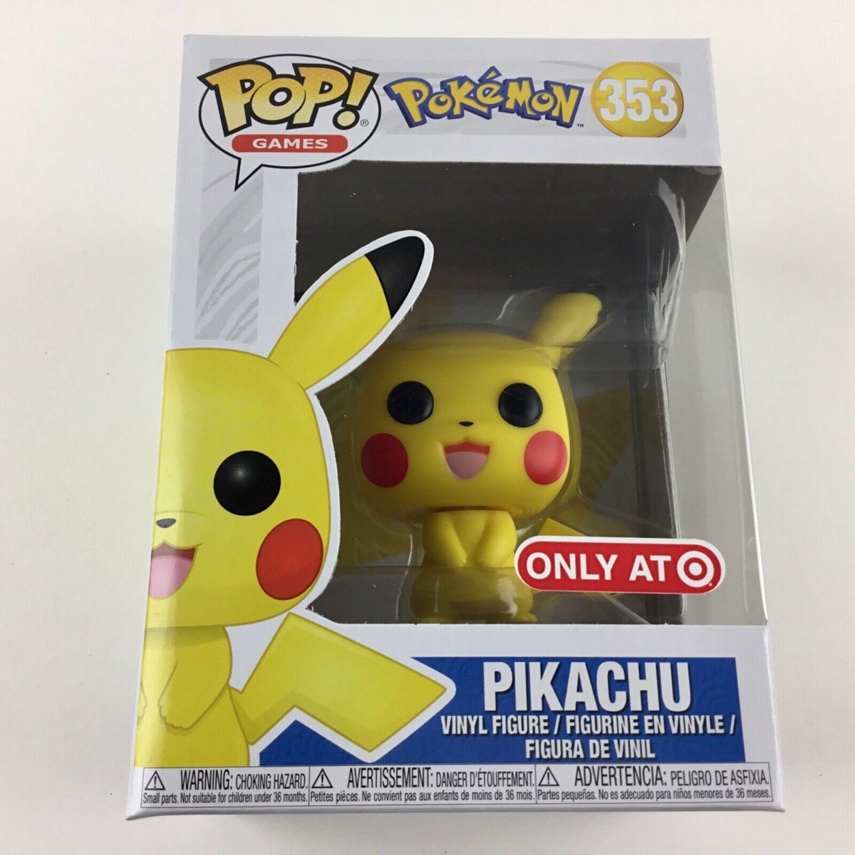 Funko Pop PIKACHU Target EXCLUSIVE POKEMON Collectible Vinyl