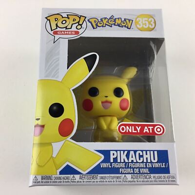 Funko Pop PIKACHU Target EXCLUSIVE POKEMON Collectible