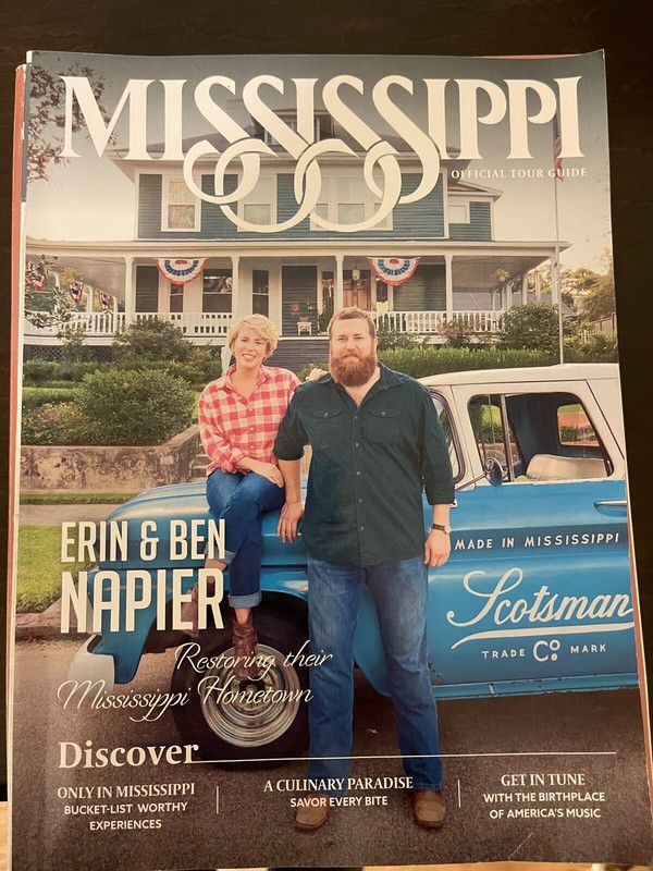 Mississippi Official Back Issue Tour Guide Erin & Ben Napier