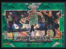 Sabrina Ionescu 2022 Panini Prizm WNBA Widescreen Green Ice #3
