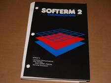 Vintage 1984 Manual for Softerm 2 Communications User Guide for Apple II