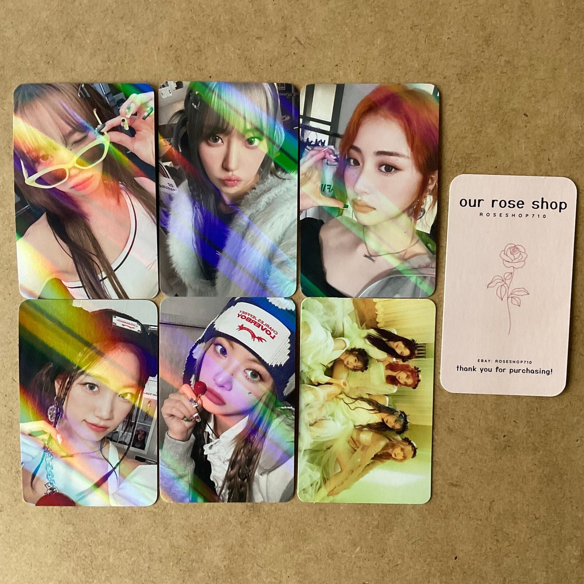 LE SSERAFIM Easy Official Makestar Holo Preorder Benefit POB