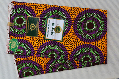 Afrikanische Baumwolle Print Fabrics Ankara Wachs schöne Farben Breite 115 cm 