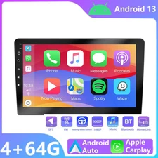 9" 2 DIN Android 13 4+64G Apple Carplay Car Stereo Radio GPS Navi WIFI Head Unit