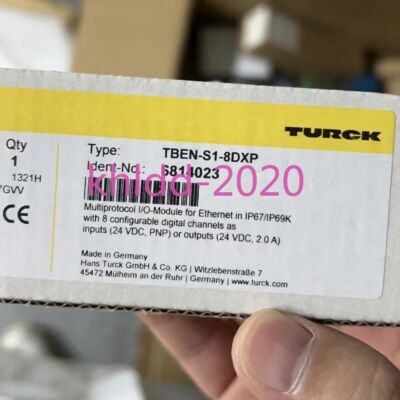 New Turck TBEN-S1-8DXP Ethernet multi-protocol I/O module In Box