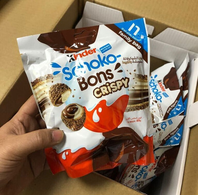 Kinder Schokobons Crispy x176 Bags Kids Children's Chocolate