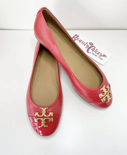tory burch red flats