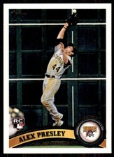 2011 Topps Update Alex Presley Rookie Pittsburgh Pirates #US148 MLB Baseball