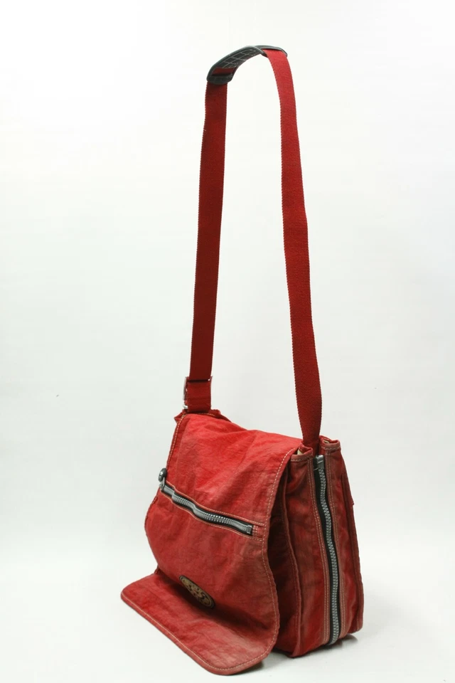 Bolso Bandolera KIPLING Rojo Expandible Lateral Hombro Mensajero Bolso Foto 4 de 4