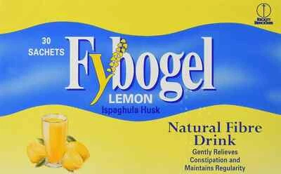 Fybogel Lemon Ispaghula Husk Natural Fibre Drink 30 Sachets