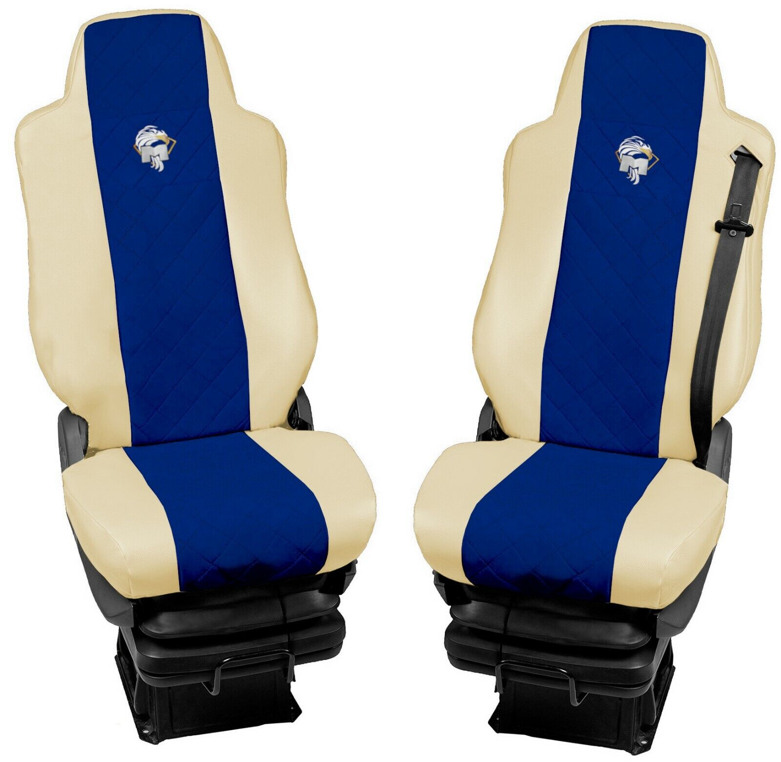 LKW Sitzbezüge Schonbezüge Kunstleder Stoff passend für MAN TGA TGX TGS TGM  TGL