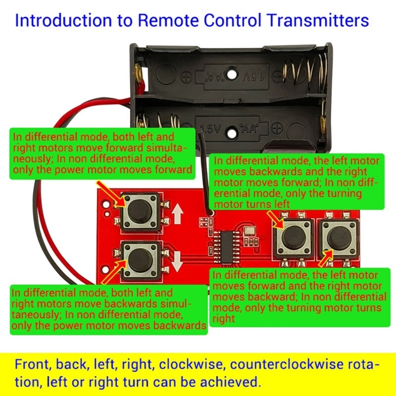 4-channel 2.4G Remote Control Receiver Module Kit Circuit Board