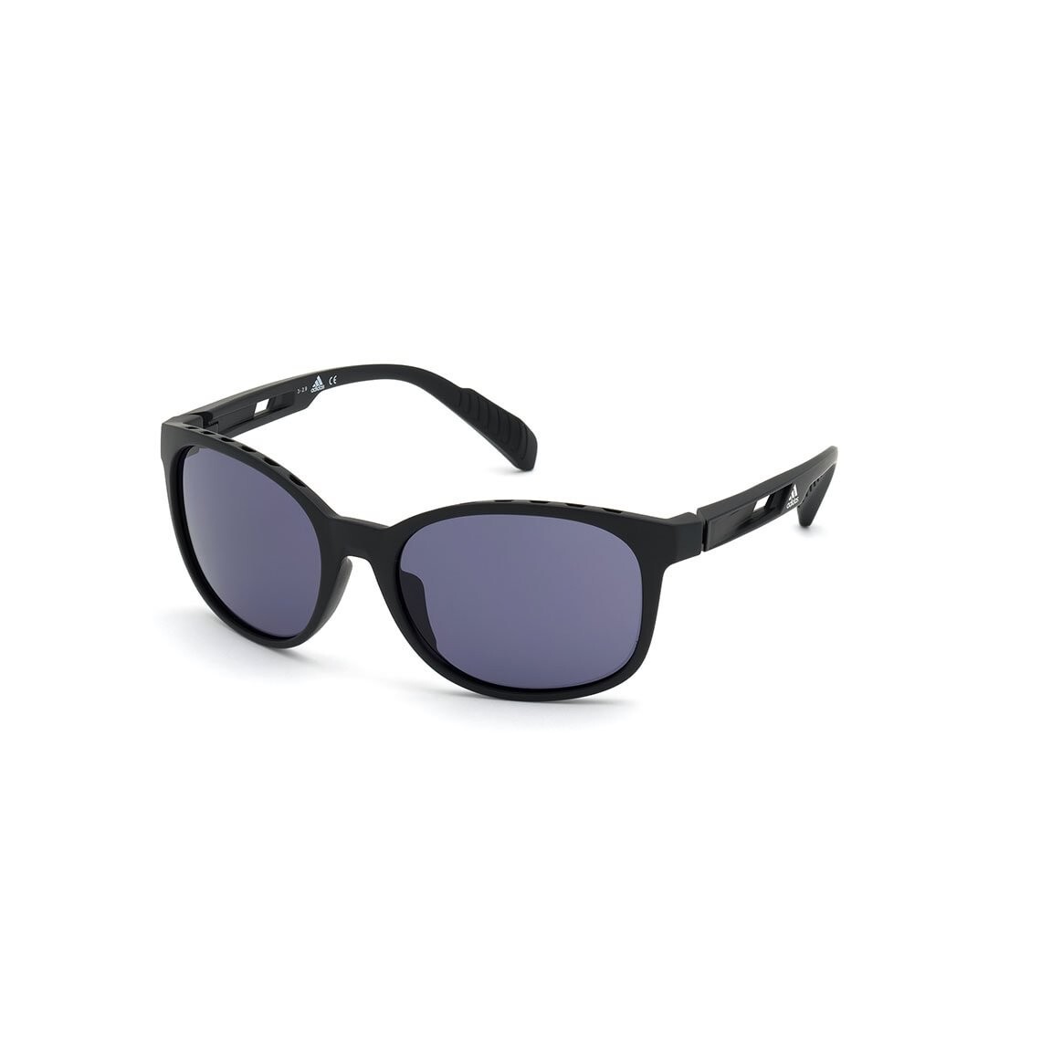 Adidas SP0011 02A Matte Black Round Plastic Sunglasses Frame  display picture 2