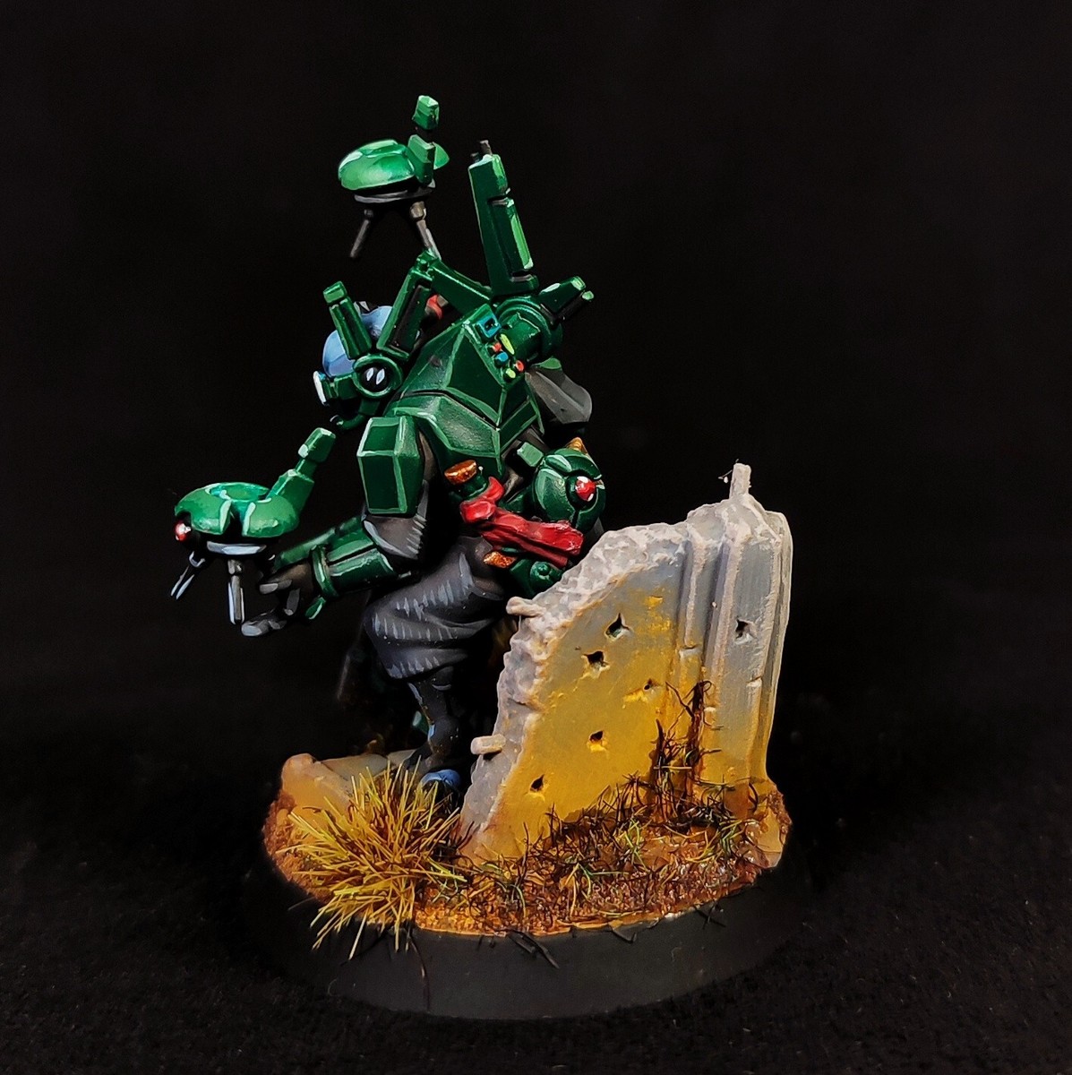 Darkstrider painted Warhammer 40k T'au Empire Pathfinder Team