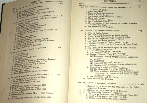 Good+ 1928 Century Social Science Series Social Progress Hertzler Century Co Hbk - Picture 10 of 15