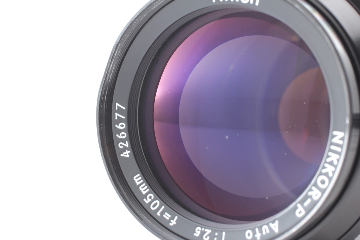 N Mint］Nikon Nikkor P Auto 105mm f/2.5 Non-Ai Telephoto MF