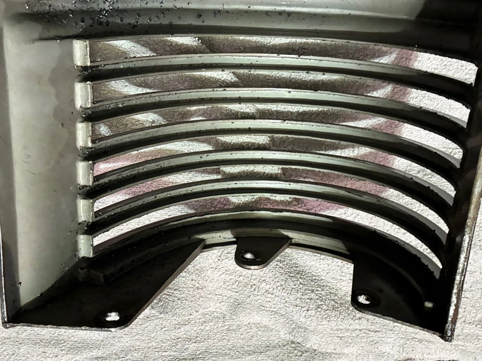 Original 1957 Pontiac Star Chief Chieftain Front Center Grille - Chrome - Image 4 of 4