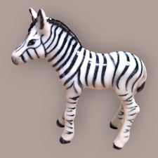 NORTHERN ROSE Zebra Foal Porcelain Miniature Figurine New FREE SHIPPING R113