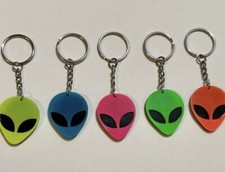 Handcrafted acrylic Alien Martians keychain-Y...