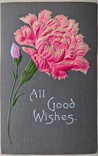 All good wishes. Stewart & Woolf. Series 627.Greetings Card. Roses.
