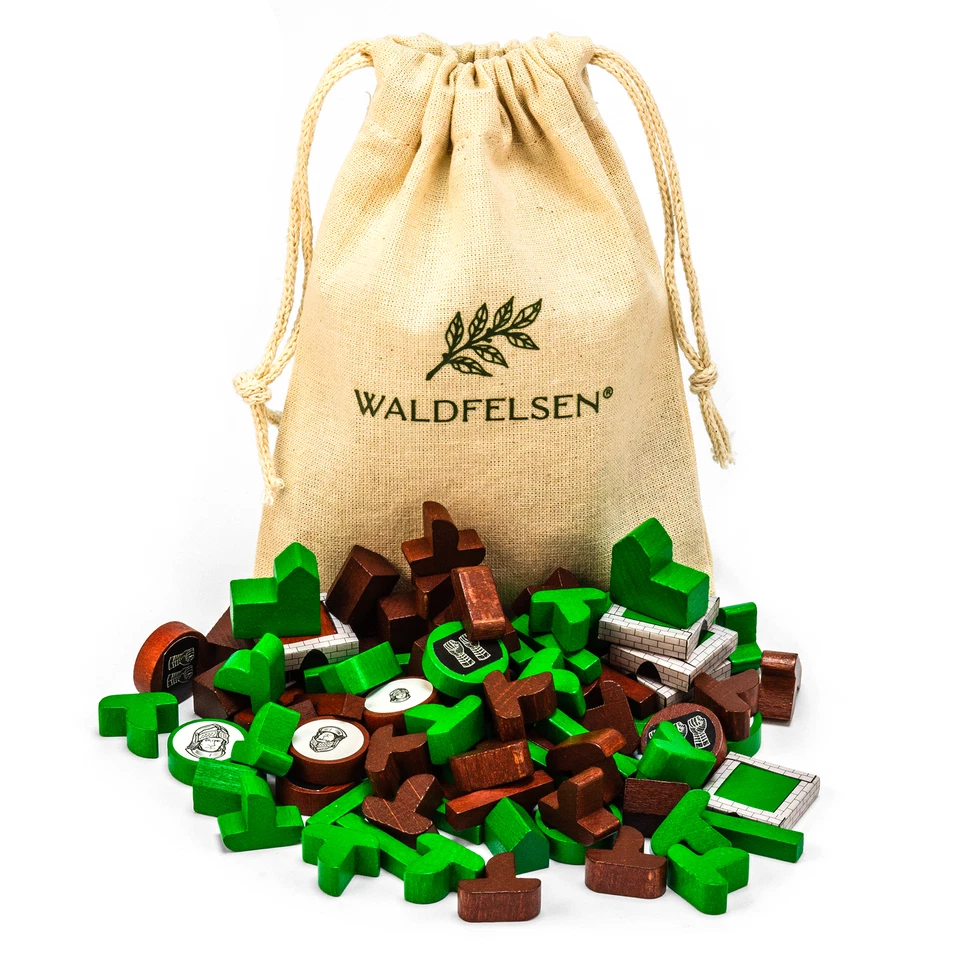 5-6 Spieler Straßen Stadtmauern Aufkleber passend für Die Siedler von Catan Holz - Bild 2 von 2