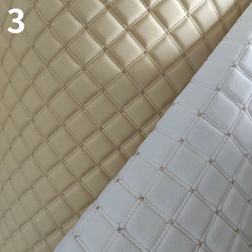 Hágalo usted mismo Tela de imitación de cuero Diamante Grueso Acolchado Esponja Parte posterior Material interior del automóvil - Imagen 22 de 33