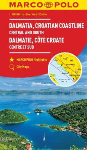 Thumbnail - Croatia Dalmatian Coast Marco Polo Map (map)