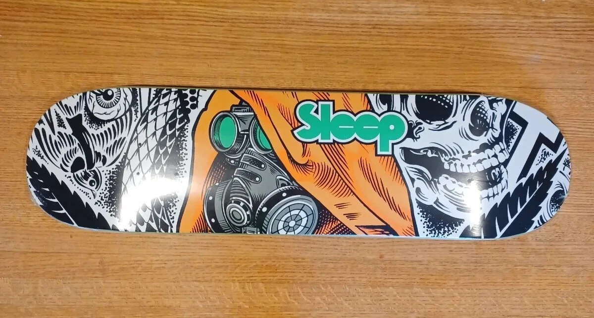 sleep skateboard deck