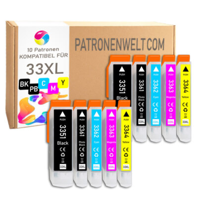 10 kompatible XL Druckerpatronen für Epson Expression Premium XP-540