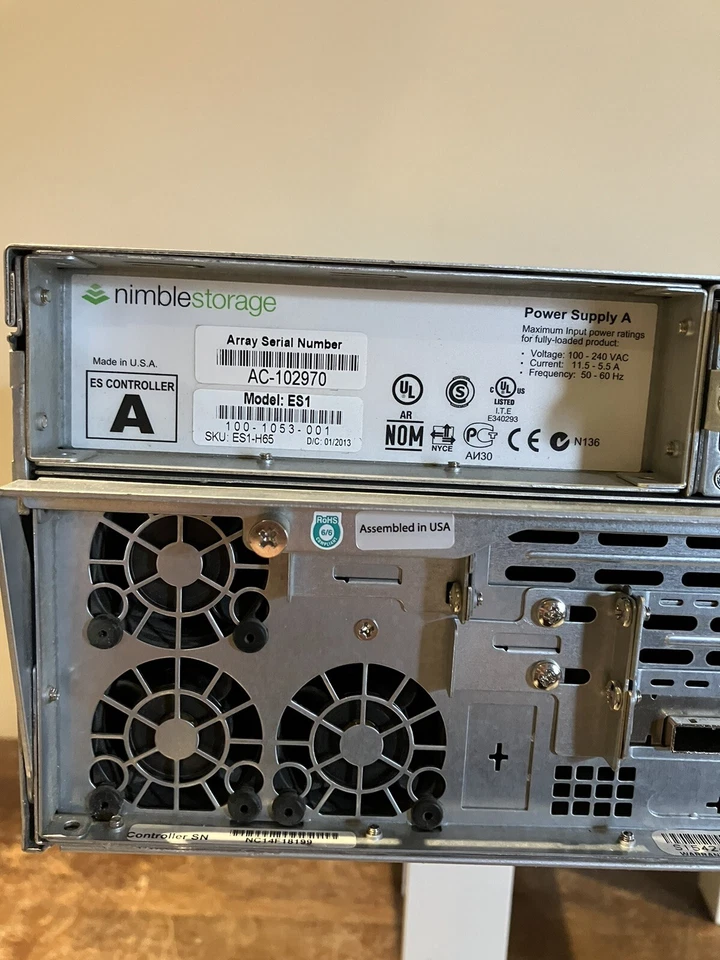 Nimble Storage CS200, CS400, ES1 3U Array, 2x SAS Controllers, 16x 3.5" Bays - Image 2 of 4
