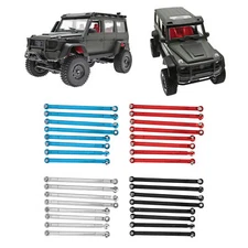 8PCS Metal Full Car Tie Rod for MN86 Series Model Upgrade RC Car AP