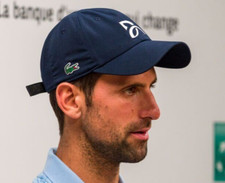 Lacoste Novak Djokovic cap - one size adjustable in Navy Blue