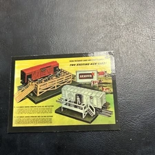 Jb26 Lionel Legendary Trains 1997 Duocards #40 Cattle Car 3656 Milk Car 1949
