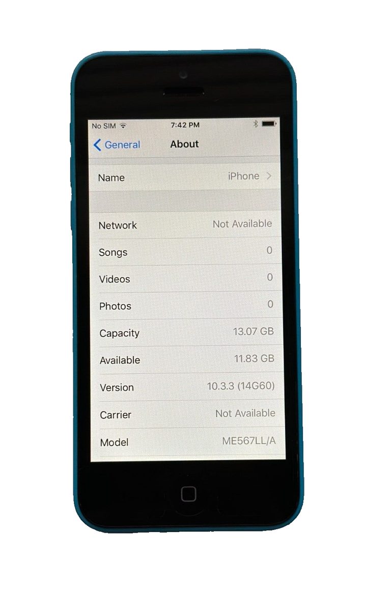 iPhone 5c 16gb Blue ME567LL/A(A1456) | eBay