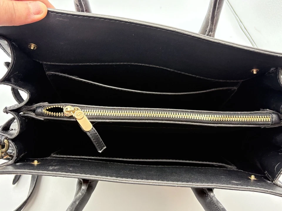 J Crew Dusty Blue Silk Evening Purse Clutch Chain Handle Kiss Lock 3 Section NWT - Image 2 of 4