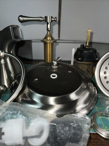 Moen Bridgeford Gebürstetes Nickel 1 Griff Bad Trim Kit-2ea Ventile-Duschkopf & Zapfen - Bild 3 von 11