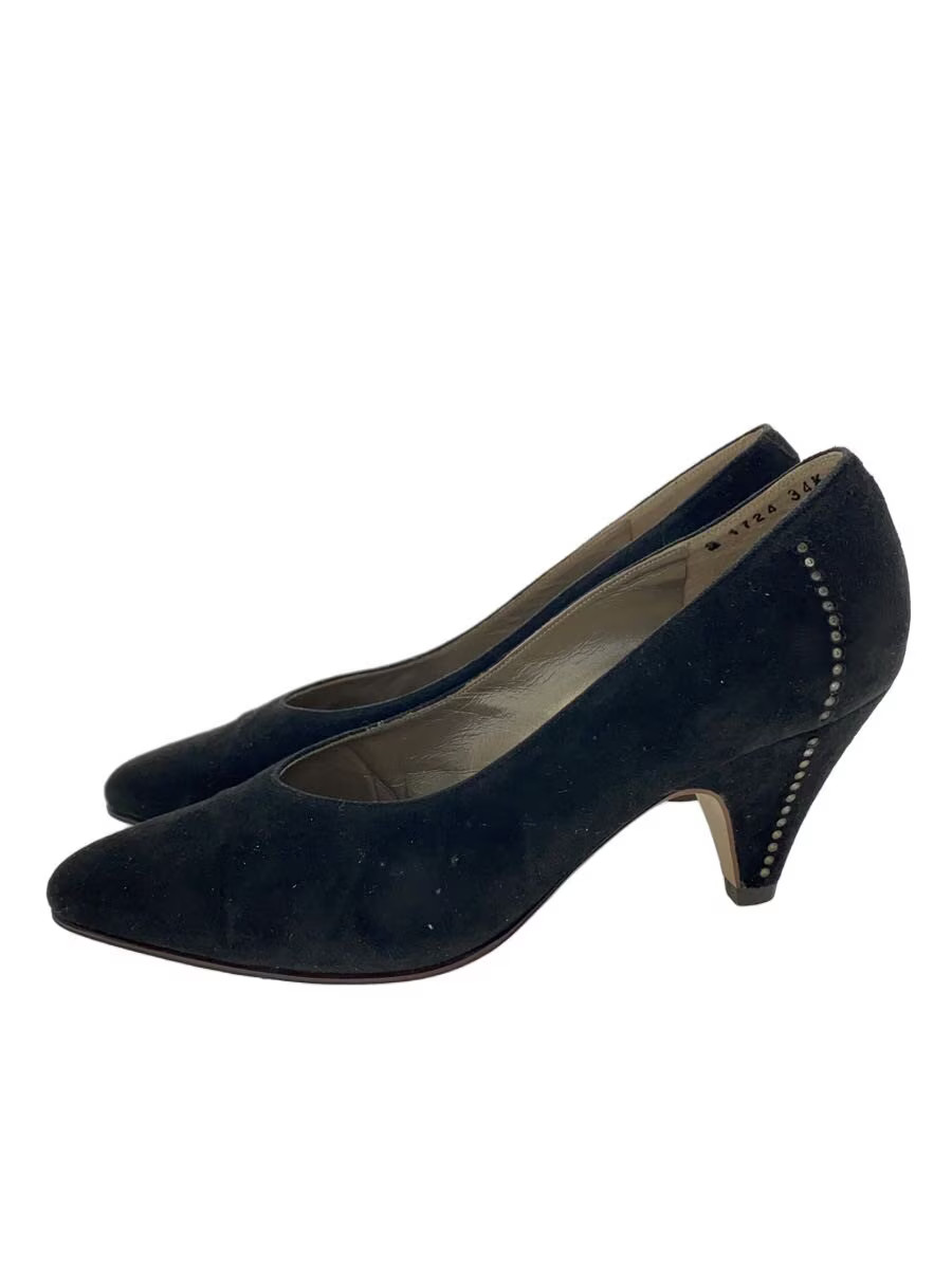 Balenciaga Pumps 34.5 Blk Suede Jlh77