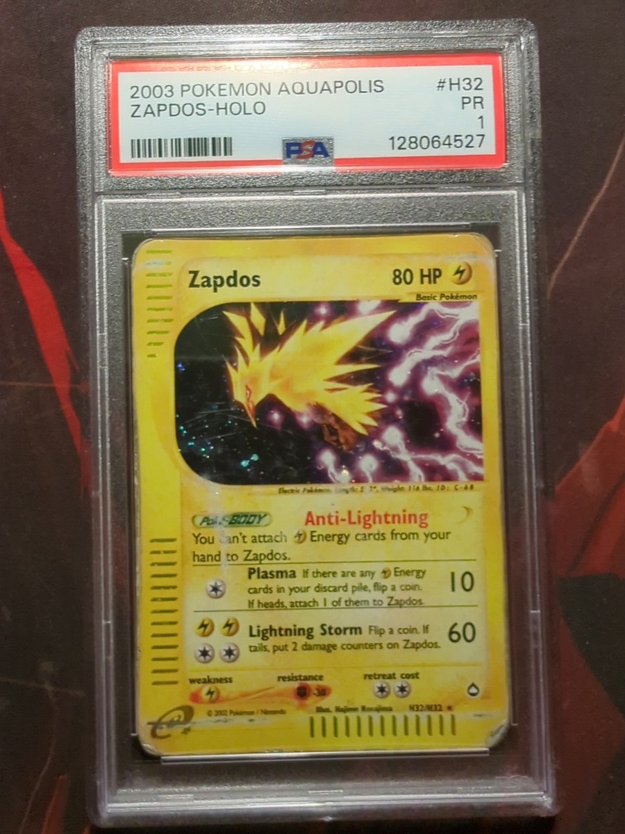 Zapdos H32/H32 Aquapolis Holo for sale online | eBay