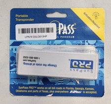 SunPass Pro Ezpass Compatible Portable Toll Pass Transponder