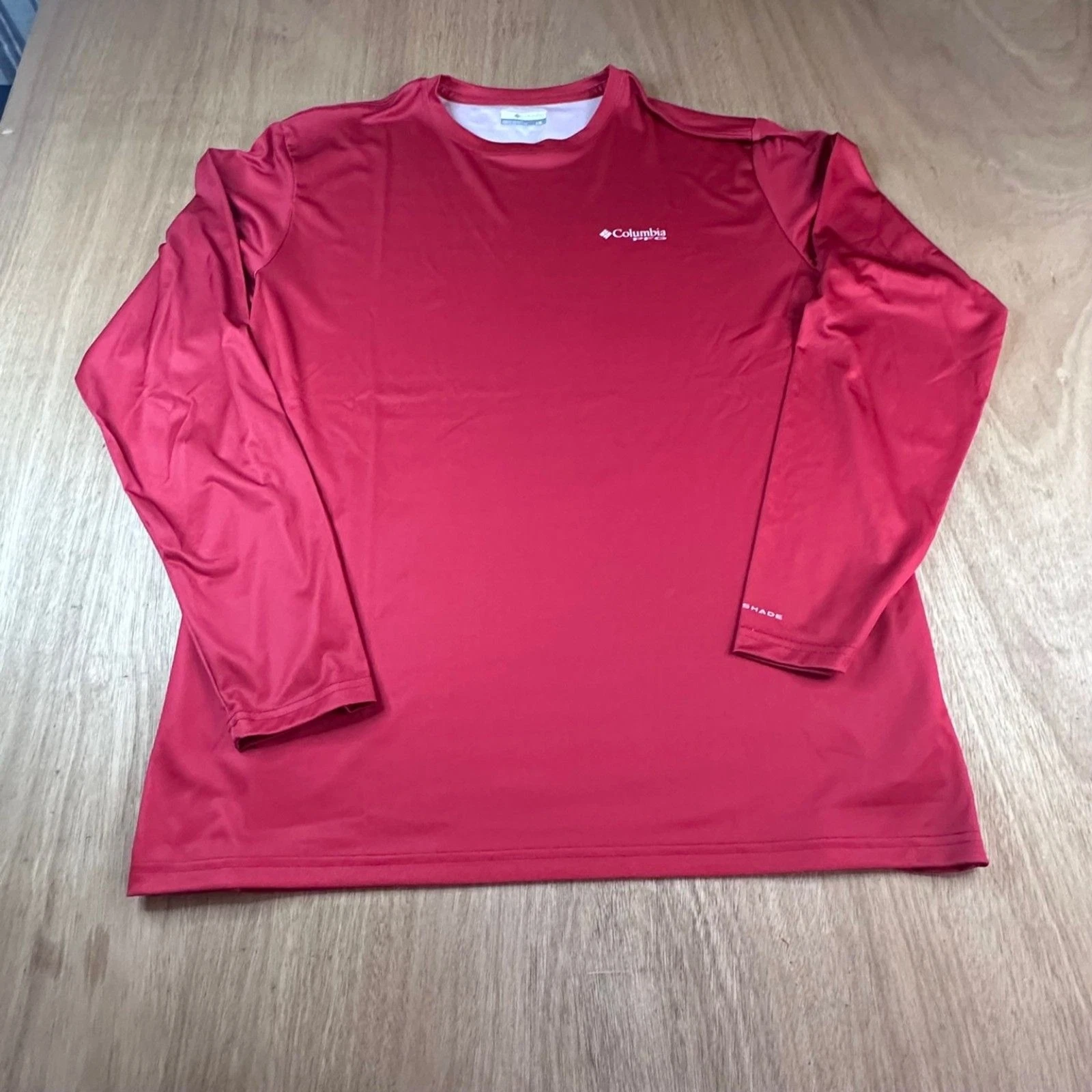Columbia PFG Red Omni-Shade LS Fishing Shirt USA Flag Fish Graphic Men’s L
Opens in a new window or 