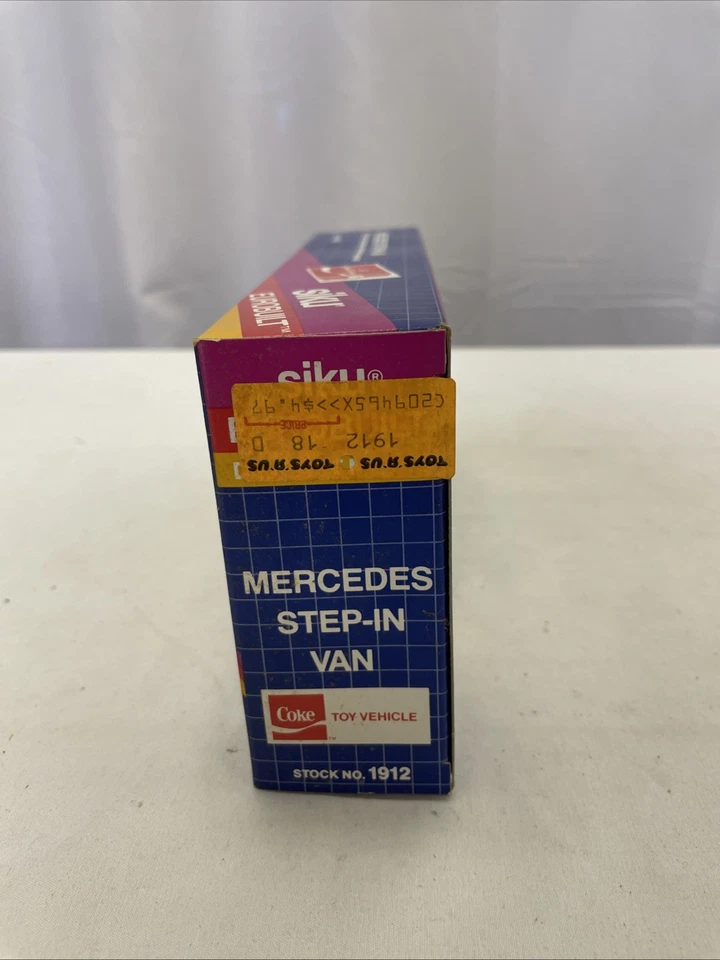 1/55 SIKU Eurobuilt Mercedes Step-In Van Coca-Cola #1912 Diecast Coke New In Box - Image 2 of 4